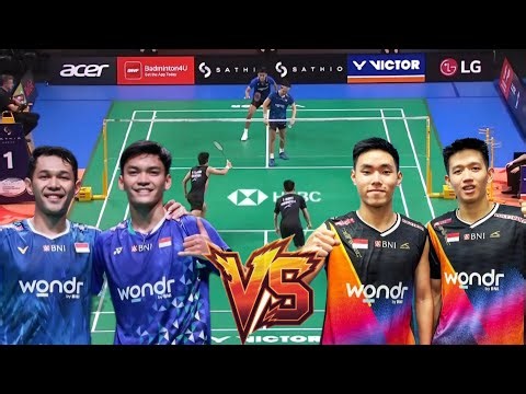 Fajar/Fikri vs Indra/Joaquin | A Super Match Between Indonesian Doubles in the Australian Open Final