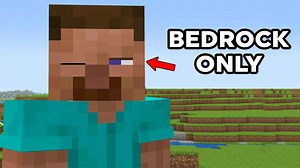 Java vs. Bedrock things but it gets increasingly weirder