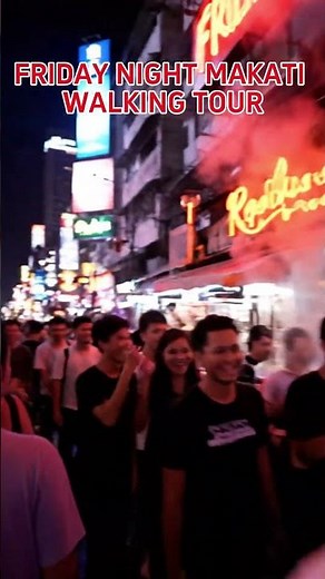 Friday Night in Makati’s Red-Light District | Night Walk 2025 🌃🇵🇭 #shorts #walkingtourpinas
