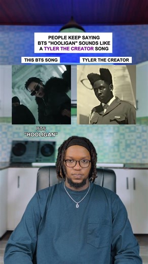 People Keep Saying BTS 'Hooligan' Sounds Like A Tyler The Creator Song #shorts #bts #music