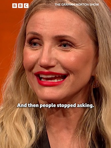 Cameron Diaz Returns on The Graham Norton Show