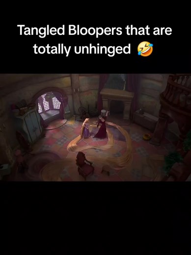 What if Tangled had Bloopers? #tangled #bloopers #funny #movies #fyp | bloopers