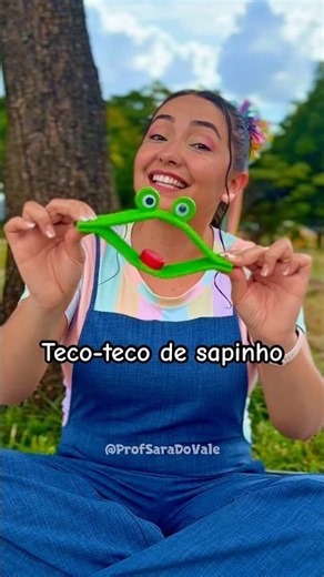 The little frog from Teco-Teco. #earlychildhoodeducation #toys #childrensmusic #kidssongs