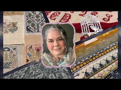 Flosstube #7 - 1 step forward, 2 steps back! Cross stitch, knitting and more