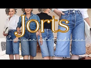 Como usar JORTS nos looks do dia a dia | MODA E ESTILO 50+ | Verinha Bernardino