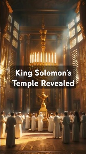 Inside Solomon’s Temple – A Glimpse into Ancient Israel’s Holiest Place #BiblicalHistory #aiart