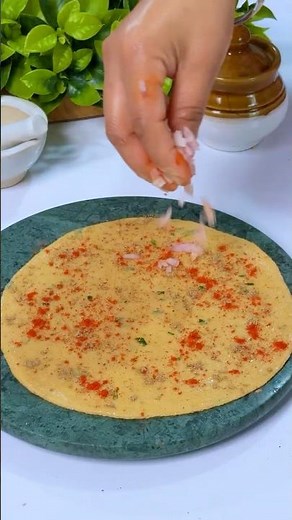 100 layers onion lacha paratha | Easy Recipe #paratha #food #recipe #cooking #shorts