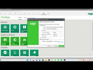 #1 SAGE 100 comptabilité i7: {CRÉATION DU FICHIER COMPTABLE} EN WOLOF