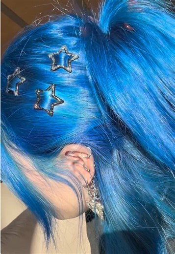 guys I'm obssessed, Crazy Color's blue shades are my holy grail 🩵🌀💙🦋 @Crazy Color #bluehair #hairtok #hairdye #hairinspo #fyp