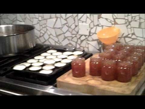 mise en pot et sterilisation au four