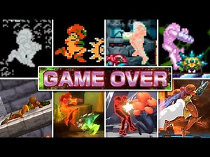 Evolution Of Metroid Games Death Animations & Game Over Screens