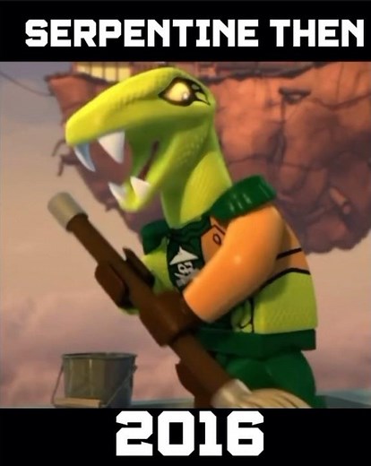 Serpentine then vs now 🐍 #ninjago #nostalgia #fyp #dragonsrising