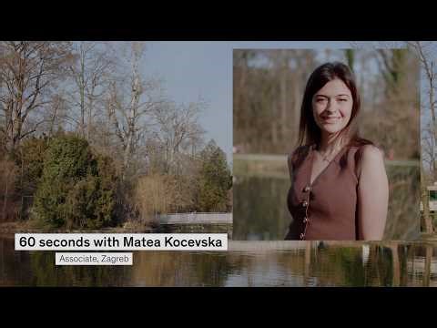 60 seconds with Matea Kocevska from Croatia