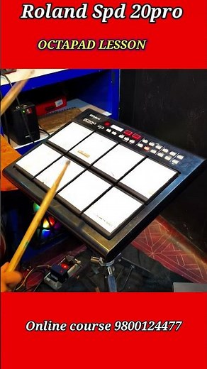 OCTAPAD 💥 ROLAND 💥 SPD20PRO 😲 OCTAPAD LESSONS 🔥 #instruments #drummer #music #piano #octapadclases