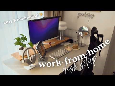2026 Cozy & Minimalist WFH Desk Setup 🌿 | Philippines