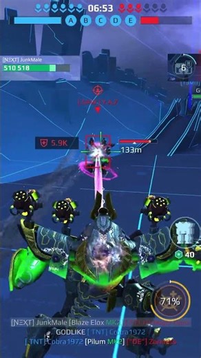 #Ammit with #Murix & #Elox dissolves a Mauler #warrobots War Robots #gaming #wr