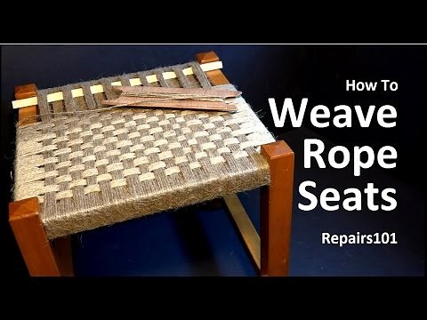 How to Weave Rope Seats
