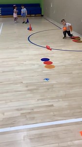 This 'Crazy Caterpillars' game is a such an engaging one for little kids, allowing them to play/learn at their own pace. Students roll the ball and try to knock the pin down. If successful, they collect a sticky spot and add it to their caterpillar. Lots of opportunities to develop social skills here too, sharing and taking turns 🤩 Variations I can think of: 📌 Colour matching: students must knock down a specific colour pin. If successful, they collect a sticky spot of the same colour for their