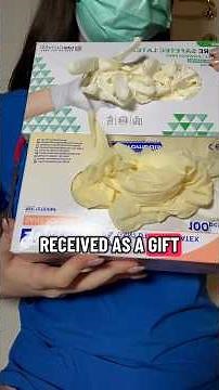 Reviewing these 2 new boxes of gloves #medicalexam #latexgloves
