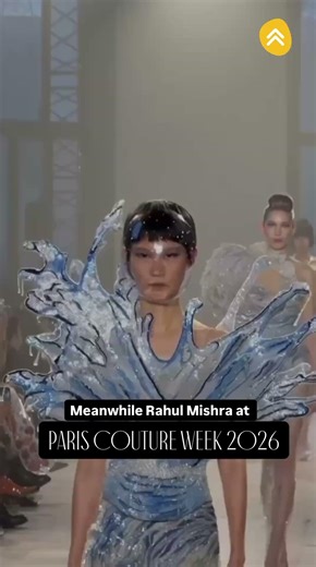 Rahul Mishra at Paris Couture Week 2026 🔥 The Five Elements Through Fashion