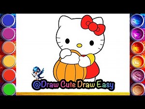 How to Draw Hello Kitty Easy 🩷 Simple Step-by-Step Drawing for Kids