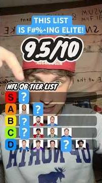 NFL QB Ranking! 👀👀