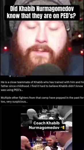 Khabib Nurmagomedov and Performance Enhancing Drugs