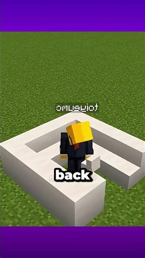 Minecraft's Secret Invisible Water Hack #shorts #minecraft