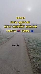 Skilled Worker kaba? Apply na!... Heavy Equipment Operator at Crane Operator sa bansang Croatia 🇭🇷 Europe 🇪🇺 #skilledworkers #SkilledWork #heavyequipmentoperator #craneoperator #croatia #europe #olraytph | OLrAyt PH