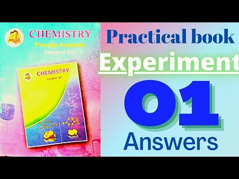 chemistry practical class 12 experiment 1 quantitative estimation answers