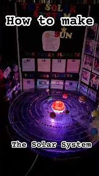 3D Solar System school project How to make #new #schoolproject #science #solar system #diy #viral