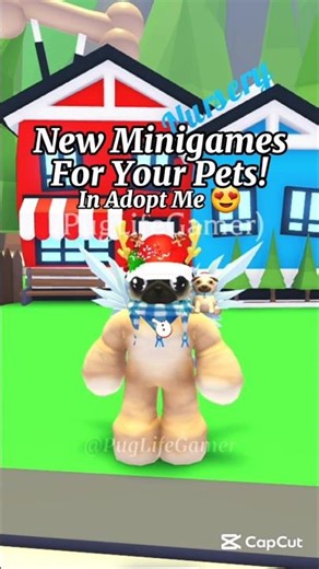 NEW MINIGAMES FOR YOUR PETS 😍 IN ADOPT ME #roblox #adoptme #viral #trending