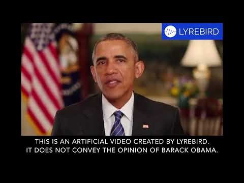 Lyrebird - Create a digital copy of your voice.