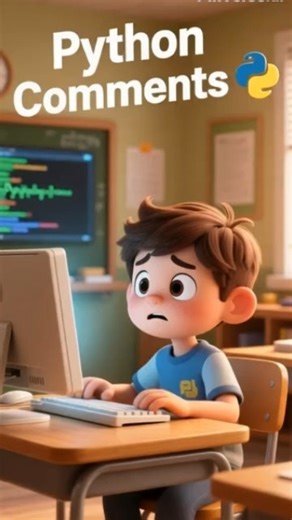 Comments in Python | Part 7 | Learn Python in Shorts#coding #python #shorts #viral #youtubeshorts