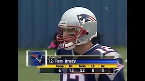 The opposing QB in Tom Bradys first career start? Peyton Manning. You can’t make this up. (Sept. 30, 2001) 📺: #TBvsNE -- Sunday 8:20pm ET on NBC | NFL Throwback