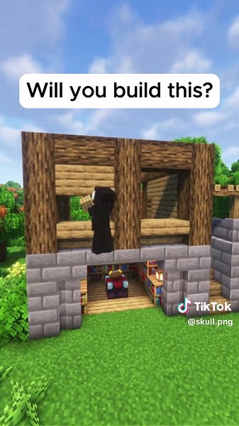 Minecraft Survival House 🏠 #minecraft #minecrafttutorial #minecraftbuilding #minecraftbuilds