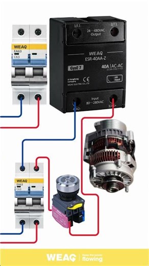 Contactless Operation: SSR-Based Motor Start-Stop System.