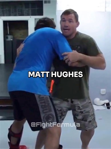How Matt Hughes Uses The Inside Leg Sweep | leg sweep