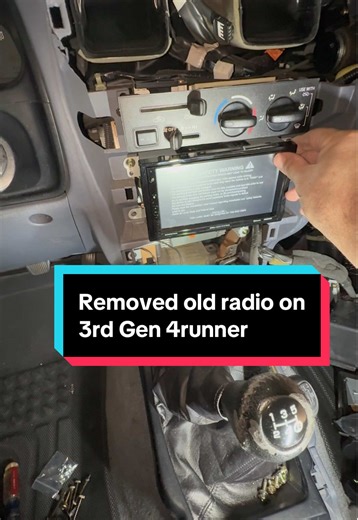 Installing a New Radio in a 3rd Gen 4Runner