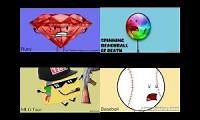 Mix of 4 videos from youtube : BFDI Auditions 4-Parison #2