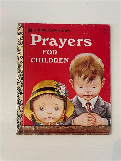 Vintage Little Golden Book Prayers for Children 1978 Eloise Wilkin Illustration - Etsy