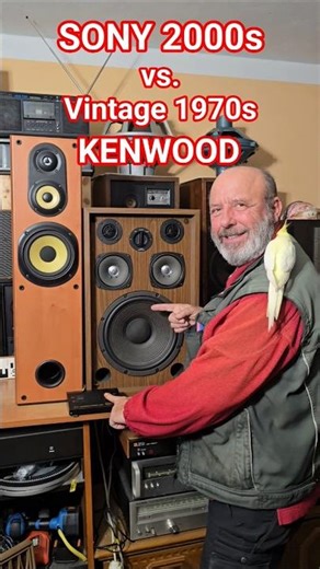 Sony 2000s vs. Kenwood 70s: Speaker Sound Battle!