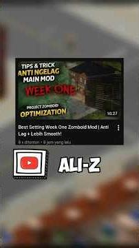 Fix LAG Week One - Project Zomboid