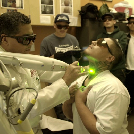 4.6M views · 59 reactions | We head to Los Angeles where Homeboy Industries has started a program to help former gang members remove their visible tattoos, a step towards helping them change the direction of their lives. | VICE TV | Facebook