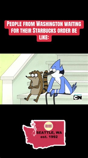 What’s your Starbucks order? #foryoupage #fyp #regularshow #washington #meme