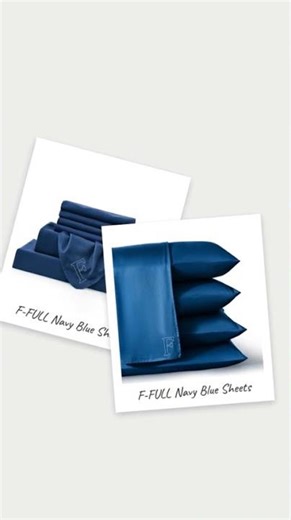 F-FULL Navy Blue Sheets