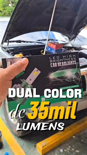 Venta e instalación a nuestro amigo de la casa de nuestros bombillos dual color con control remoto 35mil lúmenes y full luces Led bajas altas internas y más #bombillosled #lucesled #membresialub #maturin #jeepgrandcherokee