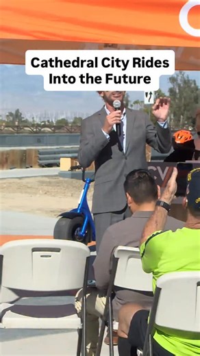2K views · 123 reactions | Our continued coverage of the CV Link openings roles into Cathedral City. The latest stretch along Cathedral Canyon Drive is now open, connecting even more of the Coachella Valley on this innovative, biking, and walking path. Participants enjoyed complimentary electric bike rentals from Pedego Electric Bikes La Quinta | NBC Palm Springs | Facebook