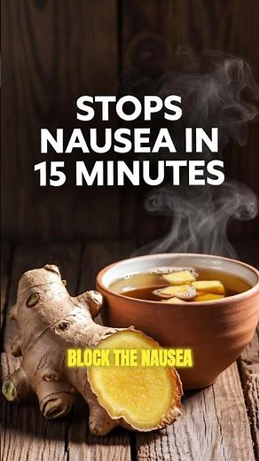 This Root Stops Nausea Faster Than Any Pill