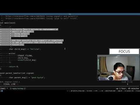 Live study: read along book "Operating Systems: Three Easy Pieces" (Part 23)